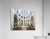 Chablis Burgundy France. Collegiale Saint Martin church Acrylic Print