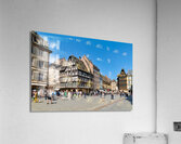 Strasbourg Alsace France. The coloured timber frame houses in Place du Chateau Acrylic Print
