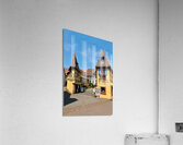 Eguisheim Alsace France. Alsace Wine Route. The timber framed houses in old town Acrylic Print