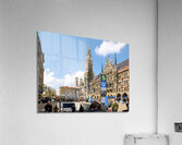 Germany Bavaria Munich. The town hall Rathaus. Marienplatz. Marys square Acrylic Print