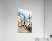 Germany Bavaria Munich. The old town hall Altes Rathaus. Marienplatz. Marys square Acrylic Print