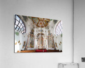 Germany Bavaria Romantic Road. Fussen. Heilig-Geist-Spitalkirche Holy Spirit Hospital Church Acrylic Print