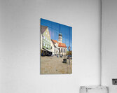 Germany Bavaria Romantic Road. Schongau. Mariae Himmelfahrt church Acrylic Print