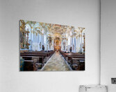 Germany Bavaria Romantic Road. The Pilgrimage Church of Wies Wieskirche Acrylic Print