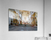 Germany Bavaria Romantic Road. Rottenbuch. Maria Geburt Church Acrylic Print