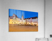 Germany Bavaria Romantic Road. Landsberg am Lech. Hauptplatz square Acrylic Print