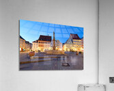 Germany Bavaria Romantic Road. Landsberg am Lech. Hauptplatz square Acrylic Print