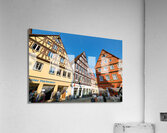 Germany Bavaria Romantic Road. The centre of Nordlingen. Historische Altstadt Acrylic Print