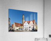 Germany Bavaria Romantic Road. The centre of Nordlingen Acrylic Print