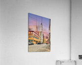 Germany Bavaria Romantic Road. Rothenburg ob der Tauber. Herrngasse the main street downtown Acrylic Print