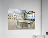 Germany Bavaria Romantic Road. Bad Mergentheim. Market Square Acrylic Print