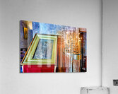 Athens Greece. Votive candles at Agios Eleftherios Orthodox Church Acrylic Print