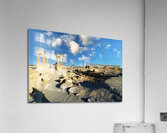 Syria. The ancient city of Palmyra. The tetrapylon Acrylic Print