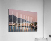 Oman. Muscat. Cityscape at sunset Acrylic Print