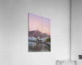 Oman. Muscat. Cityscape at sunset Acrylic Print