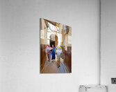 Morocco Fez. Two women walking in the narrow alleys of the Medina Acrylic Print