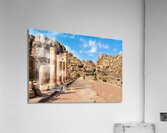 Jordan. Petra archaeological site. The Hadrian Gate also known as the Temenos Gate Acrylic Print