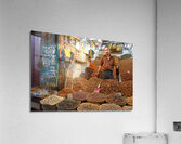Morocco Marrakesh. Sale of dried fruit in the souk Acrylic Print