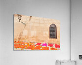 Morocco Marrakesh. Dyed leather drying in the sun Acrylic Print