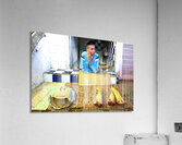 Morocco Meknes. The butcher in the souk Acrylic Print