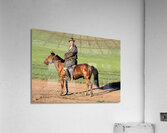 Mongolia. A sheperd riding his horse. Acrylic Print