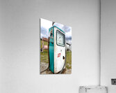 Mongolia. Old style soviet gas station Acrylic Print