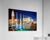 Venetian Hotel at Sunset. Las Vegas Nevada USA Acrylic Print