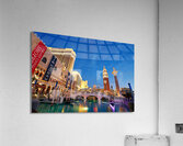 Venetian Hotel at Sunset. Las Vegas Nevada USA Acrylic Print