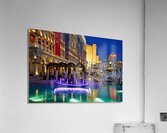 Venetian Hotel at Sunset. Las Vegas Nevada USA Acrylic Print