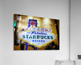Starbucks Coffee. Caesars Palace Hotel. Las Vegas Nevada USA Acrylic Print