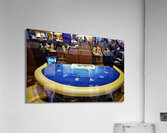 Roulette table at the Casino of Caesars Palace Hotel. Las Vegas Nevada USA Acrylic Print
