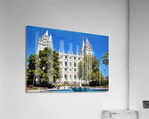 Salt Lake Mormon Temple. Salt Lake City Utah USA Acrylic Print