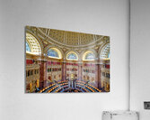 Inside the Library of Congress. The Reading Hall. Washington D.C. Acrylic Print