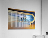 The walkway connecting East and West Buildings of the National Gallery of Art. Washington D.C. Acrylic Print