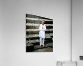 Nepal. Kathmandu. A pilgrim in Pashupatinath Acrylic Print