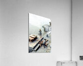 Nepal. Kathmandu. Cremation in Pashupatinath Acrylic Print