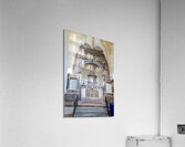 Gerace Calabria Italy. The interior and the baroque altar of Saint Francis of Assisi church Acrylic Print