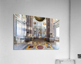 Caserta Campania Italy. The Royal Palace. The upper vestibule Acrylic Print