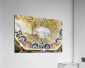 Caserta Campania Italy. The Royal Palace. The ceiling of Queen Maria Carolina apartment Acrylic Print