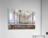 Caserta Campania Italy. The scalone staircase of honour by Luigi Vanvitelli at the Royal Palace Acrylic Print