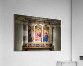 Cortona Arezzo Tuscany Italy. The Annunciation of Cortona is a panel-painting altarpiece or retable by Beato Angelico Acrylic Print