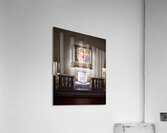 Cortona Arezzo Tuscany Italy. The Annunciation of Cortona is a panel-painting altarpiece or retable by Beato Angelico Acrylic Print