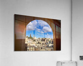 Matera Basilicata Italy. Framed view of the old town. I sassi di Matera Acrylic Print