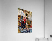 Naples Campania Italy. Statues figurines of the Christmas Nativity Scene in the artisan workshops of Via San Gregorio Armeno Acrylic Print