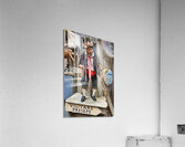 Naples Campania Italy. Statue figurine of the Christmas Nativity Scene in the artisan workshops of Via San Gregorio Armeno Acrylic Print