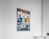 Naples Campania Italy. Street graffiti at Quartieri Spagnoli Spanish Quarters Acrylic Print