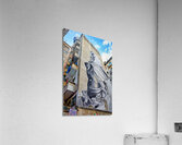 Naples Campania Italy. The famous Argentine artist Francisco Bosoletti has realized in the Spanish Quarter of Naples an enormous murals dedicated to the Pudicizia sculpture by Corradini kept in the Chapel of Sansevero. Quartieri Spagnoli Spanish Quarters  Acrylic Print