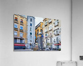 Naples Campania Italy. Montecalvario at Quartieri Spagnoli Spanish Quarters a part of the city of Naples in Italy. It is a poor area suffering from high unemployment and strong influence of Camorra. The area consists of a grid of around eighteen streets b Acrylic Print