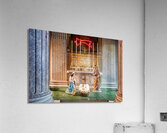 Naples Campania Italy. Nativity scene inside Basilica reale pontificia di San Francesco di Paola in Piazza Plebiscito Acrylic Print
