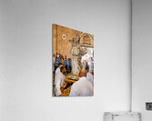 Apulia Puglia Italy. Ostuni. Festival of Saint Orontius. Procession with the statue of the Saint Acrylic Print